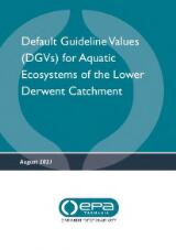 Thumbnail - Default guideline values (DGVs) for aquatic ecosystems of the Lower Derwent catchment