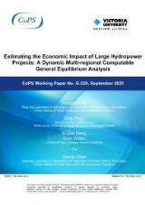 Thumbnail - Estimating the Economic Impact of Large Hydropower Projects : A Dynamic Multi-regional Computable General Equilibrium Analysis