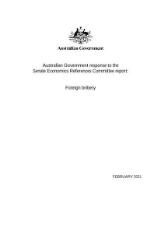 Thumbnail - Australian Government response to the Senate Economics References Committee report : Foreign bribery