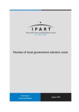 Thumbnail - Review of local government election costs