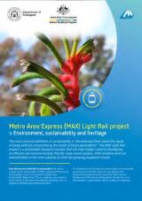 Thumbnail - Metro Area Express (MAX) Light Rail Project : environment, sustainability and heritage.