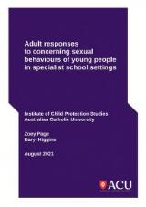 Thumbnail - Adult responses to concerning sexual behaviours of young people in specialist school settings