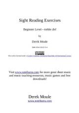 Thumbnail - Sight reading exercises : beginner level treble clef