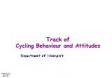 Thumbnail - Track of cycling behaviour and attitudes