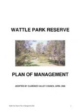 Thumbnail - Wattle Park Reserve plan of management