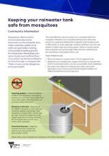 Thumbnail - Keeping your rainwater tank safe from mosquitoes : community information.