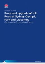 Thumbnail - Proposed upgrade of Hill Road at Sydney Olympic Park and Lidcombe : community consultation report