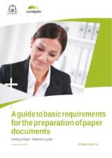 Thumbnail - A guide to basic requirements for the preparation of paper documents : getting it right - reference guide