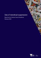 Thumbnail - Use of menstrual suppression