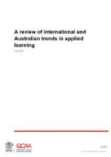 Thumbnail - A review of international and Australian trends in applied learning