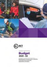 Thumbnail - Australian Capital Territory Budget 2021 -22 : Building and Construction Industry Training Fund Authority Statement of Intent.