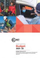 Thumbnail - Australian Capital Territory Budget 2021 -22 : Budget statements B : Chief Minister, Treasury and Economic Development Directorate (CMTEDD) together with associated agencies.