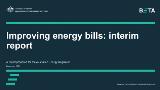 Thumbnail - Improving energy bills : interim report
