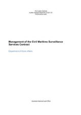 Thumbnail - Management of the Civil Maritime Surveillance Services contract : Department of Home Affairs