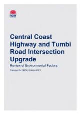 Thumbnail - Central Coast Highway and Tumbi Road intersection upgrade : review of environmental factors : October 2021