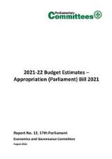 Thumbnail - 2021-22 Budget Estimates : Appropriation (Parliament) Bill 2021.