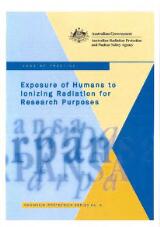Thumbnail - Exposure of humans to ionizing radiation for research purposes : code of practice.