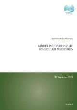 Thumbnail - Guidelines for use of scheduled medicines