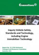 Thumbnail - Inquiry vehicle safety, standards and technology, including engine immobiliser technology