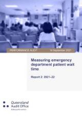 Thumbnail - Measuring emergency department patient wait time : report 2: 2021-22.