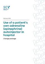 Thumbnail - Use of a patient's own adrenaline (epinephrine) autoinjector in hospital : change package.