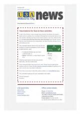 Thumbnail - U3A Melbourne City News.