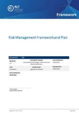 Thumbnail - Risk management framework and plan.