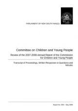 Thumbnail - Review of the ... annual report of the Commission for Children and Young People