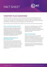 Thumbnail - Territory Plan variations : factsheet.
