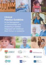 Thumbnail - Clinical practice guideline for the management of communication and swallowing in children diagnosed with childhood brain tumour and leukaemia.