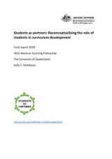 Thumbnail - Students as partners : reconceptualising the role of students in curriculum development : final report 2020
