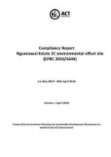 Thumbnail - Compliance report : Ngunnawal Estate 2C environmental offset site (EPBC 2010/5648).