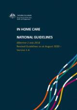 Thumbnail - In home care national guidelines : effective 2 July 2018 : revised guidelines as at August 2020
