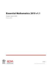 Thumbnail - Essential maths 2019 v1.1 : subject report 2020