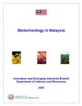 Thumbnail - Biotechnology in Malayasia : an insight into its structure and market