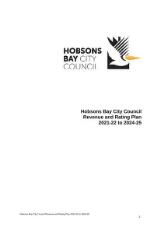 Thumbnail - Hobsons Bay City Council revenue and rating plan 2021-22 to 2024-25.