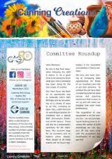 Thumbnail - Canning creations : Canning Arts Group monthly newsletter.