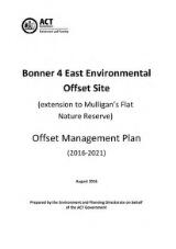 Thumbnail - Bonner 4 East environmental offset site (extension to Mulligan's Flat Nature Reserve) offset management plan (2016-2021).