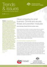Thumbnail - Cloud computing for small business : criminal and security threats and prevention measures