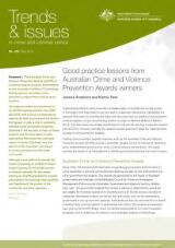 Thumbnail - Good practice lessons from Australian Crime and Violence Prevention Awards winners