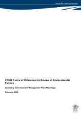 Thumbnail - C7558 Terms of reference for review of environmental factors (including environmental management plan (planning))