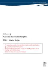 Thumbnail - Functional specification template : C7524 - detailed design