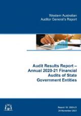 Thumbnail - Audit Results Report - Annual 2020-21 Financial Audits of State Government Entities : Report 10: 2020-21.