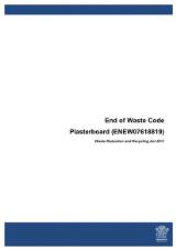 Thumbnail - End of Waste Code : Plasterboard (ENEW07618819).