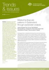 Thumbnail - Measuring drug use patterns in Queensland through wastewater analysis