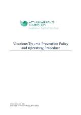 Thumbnail - Vicarious trauma prevention policy and operating procedure.
