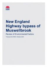 Thumbnail - New England Highway bypass of Muswellbrook : review of environmental factors.