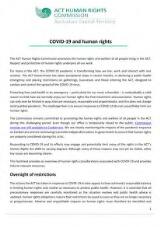 Thumbnail - COVID-19 and human rights : [factsheet].
