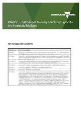 Thumbnail - ICA-29 : Treatment of nursery stock for export to the Interstate markets.