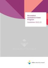 Thumbnail - Recreation Assistance Grant Program : Guidelines 2022-23.